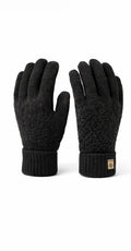 Gants Polaires Thermiques Noir – Ultra Chauds & Confort Hiver | Safe Winter