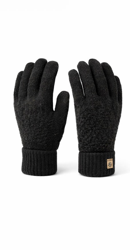 Gants Polaires Thermiques Noir – Ultra Chauds & Confort Hiver | Safe Winter