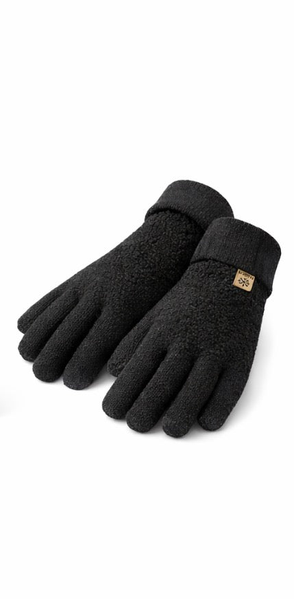 Gants Polaires Thermiques Noir – Ultra Chauds & Confort Hiver | Safe Winter